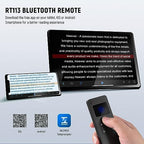 NEEWER RT113 Remote Control for NEEWER Teleprompter App ONLY, Upgraded with Direct Bluetooth Connection and Silent Button, Compatible with iOS Android Smartphone & Tablet for X17 II/X16/X12/X14 etc