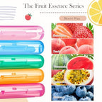 Geiserailie 5 Pack Braces Wax for Teeth New Flavored Dental Orthodontic Wax with Applicator Scraper for Braces Wearer, Oral Appliances, Aligners Patients,5 Fruit Flavors