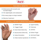 3-Point Products Oval-8 Finger Splint Individual Size 10 - 1 Pack
