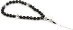 KIKILA Handmade 8mm Anglican Prayer Beads Rosary Natural Stone Beads with Cross Custom Rosary