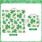 40 Pcs St.Patricks Day Napkins 13 x 13 Inches - Green Shamrock Napkin, 3-Ply Disposable Lucky Irish Cocktail Beverage Dinner Napkins Set for Saint Patrick's Day Party Supplies Table Decorations