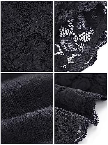 Boao 4 Pieces Women Floral Lace Bandeau Bra Strapless Cleavage Cover Tube Top Elastic Seamless Stretchy No Pad Bandeau Bra