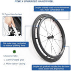 Folding Sports Portable Wheelchairs,Transport Wheelchair,Manual Wheelchair,Aluminum Alloy Wheelchair,Lightweight Wheel Chair For Adults,Quick Release Rear Wheels,Anti-Tip Wheels(Size:Seat width 42cm/1