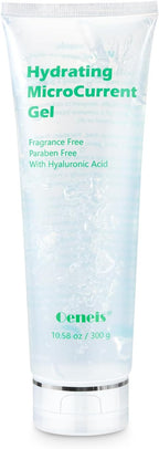 Oeneis Hydrating Microcurrent Conductive Gel, Fragrance-Free, Paraben-Free, Gel Primer with Hyaluronic Acid, Non-irritating, Moisturizing Gel for RF, 300g Tube, Clear
