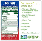 ALO Aloe Vera Juice Drink | BLUE - Aloe Vera + Blueberry | 16.9 fl oz, Pack of 12 | Plant-Based Drink with Real Aloe Pulp