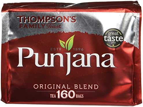 Thompson's Family Teas Original Blend Classic English 160 Tea Bags (Amazing Taste)