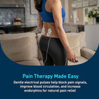 OMRON Max Power Relief TENS Unit Muscle Stimulator for Drug-Free Pain Relief - Portable Electric Massager for Muscles and Joints - Includes 2 Reusable TENS Unit Pads