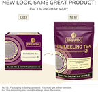 BREWIX, Darjeeling Black Tea Bags From Himalayas (120 Round Tea Bag) | Caffeinated | Breakfast Tea