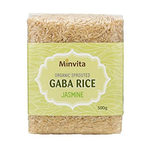 Minvita Organic Sprouted GABA Rice Jasmine - 500g (1.1lbs)