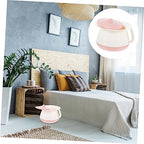 1set Portable Covered Spittoon for Elderly and Boy Girl Practical Chamber Pot Non- Handle for Home Use Easy to Isolation Plastic Material