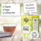 Heath And Heather Organic Fennel ST&E 20 Bag