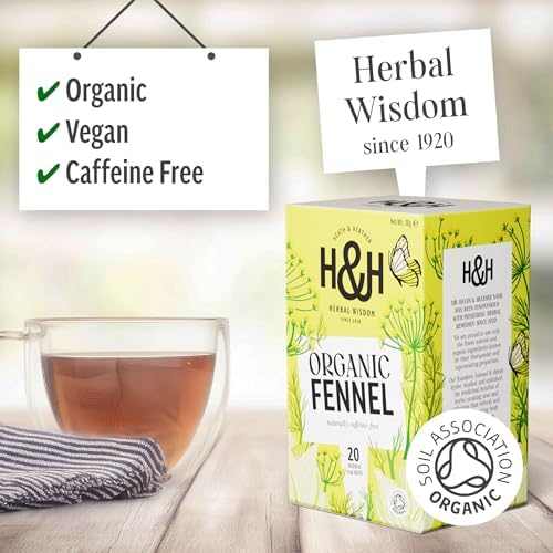 Heath And Heather Organic Fennel ST&E 20 Bag