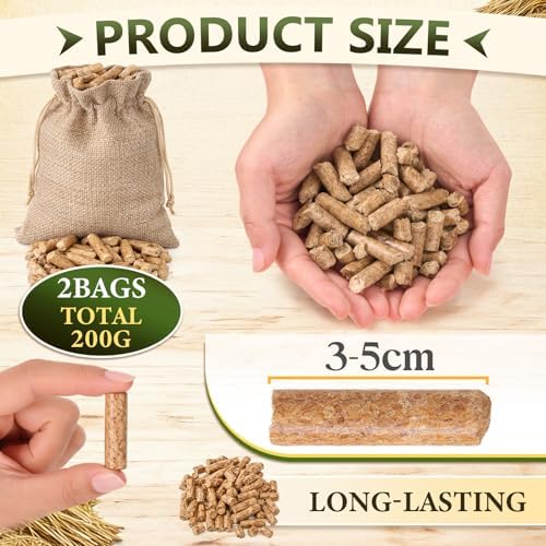 Abbylike 2 Pack Natural Barley Straw Treatment for Stock Tanks and Ponds, Effective Slow-Release Barley Straw Pellets, Treats up to 2000 Gallons, 1000 Gallons Per Bale