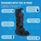 Ovation Medical Gen 2 Pneumatic Walking Boot - Lightweight, Low Profile CAM Walker Boot - Premium Medical Boot for Foot Injuries, Ankle Sprains, Fracture Recovery Support, & More (Standard, Medium)