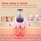 4-in-1 Lymphatic Drainage Massager with 21 Massage Heads, 35 Intensity Levels, Heat Therapy, Light Therapy, Vibration, Anti-Cellulite Tool for Legs