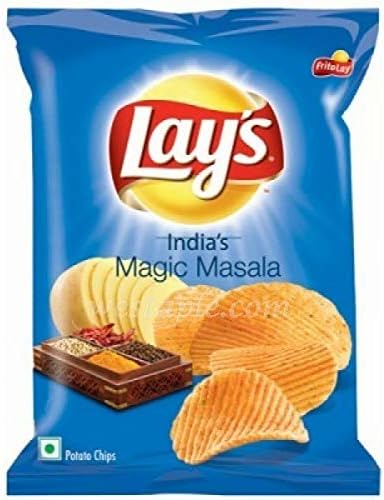 Balaji Wafers ( Indian Chips ) Limited Edition (1 x Masala Masti 150g + 2 x Lays Magic Masala 52g)