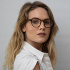 Vintage Square Blue Light Blocking Glasses, TR90 Lightweight Computer Gaming Eyeglasses for Women Men Anti Eyestrain