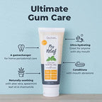 Oxyfresh Pro Relief Fluoride Free Dental Gel with Zinc and for Soothing Irritated Gums and Support Gum Health – Infused with Aloe Vera, Chamomile and Xylitol – Dentist Recommended - 4 oz