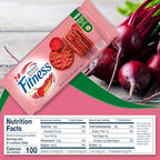 Nestle Fitness Thins Beetroot Crackers - Whole Grain Snack for Adults & Kids, Kosher Certified, 100 Calories Per Serving, Ideal for Dips and Spreads - 2 Pack