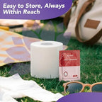 Bathroom Tissue Toilet Paper 2 Ply Ultra Soft Bath Tissue 9 Rolls 231 Sheets Per Roll with a Braidz Stain Remover Wet Wipe