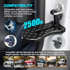 Car Door Step,Foldable Premium Aluminum Roof Step, 400 lbs Capacity, for Easy Roof Accessing, Suitable for Most Sedans, Sports Cars, Pickups, SUVs, RVs, Off-Road Vehicles, and Other Models