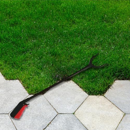 Heavy Duty Litter Picker Grabber Stick with Ergonomic Handle 23.62 Inch Garbage Clamp Tool for Indoor Outdoor Cleaning and Elderly Assistance