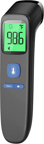 No-Touch Thermometer for Adults and Kids, Digital Baby Thermometer with Fever Alarm, 1 Second Fast Result, Easy to use, 2 in 1 Mode