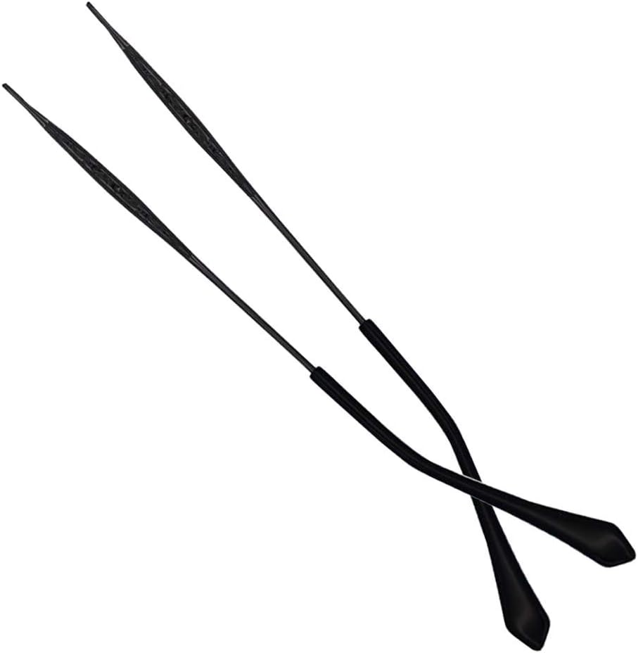 Glasses arms,Eyeglasses Replacement Temple,Arm Frame Repair Glasses Accessories,1 Pair Vintage Reading Glasses Replacement Temple Metal Glasses Frame Temple, Black