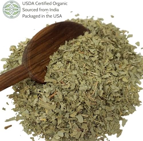 Elanen Naturals Organic Senna Leaf 4 oz. (113g), USDA Certified Organic Senna Tea Leaves, Alexandrina Herb, Folium Sennae, Sene, Hoja de Sen, Seena Leaf, Cut & Sifted