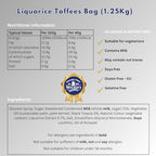 Walkers Nonsuch Liquorice Toffees Bulk Bag – Black Licorice Candy from UK – Individually Wrapped British Candy Gift – Old Fashioned English Toffee with Condensed Milk & Black Treacle, 88.18 Oz (2.5kg)