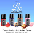 LIC-o-Licious Oral Delight Cream - Salted Caramel 1.7 fl.oz. (50ml) Bottle