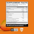 BARE PERFORMANCE NUTRITION BPN Flight Pre Workout, Supports Energy and Mental Focus, Improved Endurance & Muscle Pumps with CarnoSyn® Beta Alanine, Mango, 30 Servings