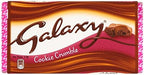 Galaxy Cookie Crumble Chocolate Block - 114g - Pack of 2 (114g x 2)