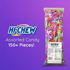 HI-CHEW Assorted Bulk Easter Candy Bag, Green Apple Strawberry Mango Grape, Soft & Chewy Candy 2.2lb - 185+ Pieces Individually Wrapped - Made with Immensely Juicy Fruity Flavors