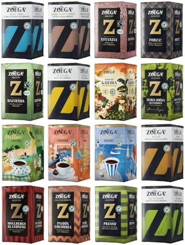 Zoegas Ground Filter Coffee 450g (Pack of 6) - Pick Any 6 Packages From 16 Flavors
