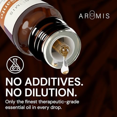 ArOmis Organic Palo Santo Essential Oil - 100% Pure Therapeutic Grade 10ml (.34 Fl Oz) - Undiluted, Premium, Oils for Aromatherapy - All the Aroma None of the Smoke - Wildcrafted and Sustainable
