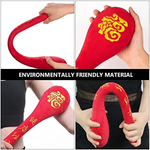 FRCOLOR Meridian Sha Board 18.9 Inch Handheld Massage Pat Stick for Body Tapping Therapy Muscle Relaxation Blood Circulation and Fatigue Relief