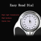 Analog Bath Scale, Mechanical Bathroom Scale, High Accuracy Modern Mechanical Dial Scale, with Skid Surface
