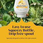 Banana Reàl, Banana Puree Infused Syrup, 16.9 FL OZ Squeezable Bottle (Pack of 1)