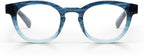 eyebobs - Waylaid | Round Frame for Average Faces, Blue Fade Crystal, 2.25