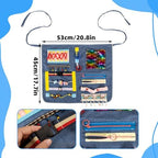 Fidget Apron for Elderly, Fidget Blanket for Adults with Dementia, Dementia Products for Elderly, Sensory Blanket for Dementia Patients or Alzheimer, Dementia Gadgets Apron