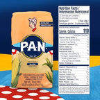 P.A.N. Yellow Corn Meal – Pre-cooked Gluten Free and Kosher Flour for Arepas (2.2 lb/Pack of 1)