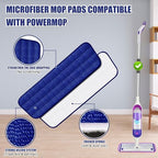 Microfiber Spray Mop for Floors Cleaning: Wet Dry Hardwood Floor Mops with 3 Washable Reusable Pads for Swiffer Powermop - Flat Mop with Sprayer for Tile Wood Laminate Vinyl Marble