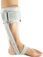 HUANGJUN Drop Orthosis Foot Drop Orthosis Adjustable Ankle Corrector with X-Shape Foot Fix Strap Ideal for Flaccid Foot Drop - Unisex, Left