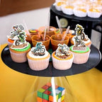 40pcs Edible Motorcycle Cupcake Toppers Motocross Dirt Bike Party Cupcake Toppers, Motorcycle Sport Theme Birthday Motocross Cake Decor