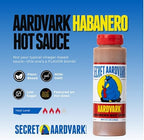 Secret Aardvark Habanero Hot Sauce - Habanero Peppers & Roasted Tomatoes, Medium Spiced Hot Sauce, BBQ Sauce, Non-GMO, Low Sugar, Low Carb, Hot Sauce & Marinade - 8 fl oz 3 Pack