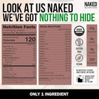 NAKED Rice 1Lb - Organic Brown Rice Protein Powder - Vegan Protein Powder, GMO Free, Gluten Free & Soy Free. Plant-Based Protein, No Artificial Ingredients - 15 Servings