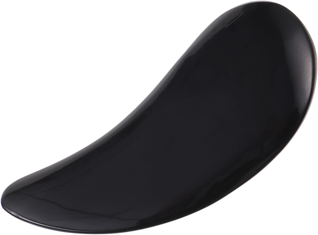 FOMIYES Horn Scraping Tool Multifunctional Gua Sha Massage Plate for Body Face and Eye Care Durable Black Water Buffalo Horn Pain Relief and Skin Nourishment