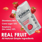 Funkin Fruit Puree | Real Fruit, Simple Ingredient, Natural Mixer for Cocktails, Drinks, Smoothies | Vegan, Non-GMO, Gluten-Free (2.2 lbs) (Strawberry)