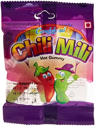 Chili Mili (spicy jelly candy- halal) box of 24pkts